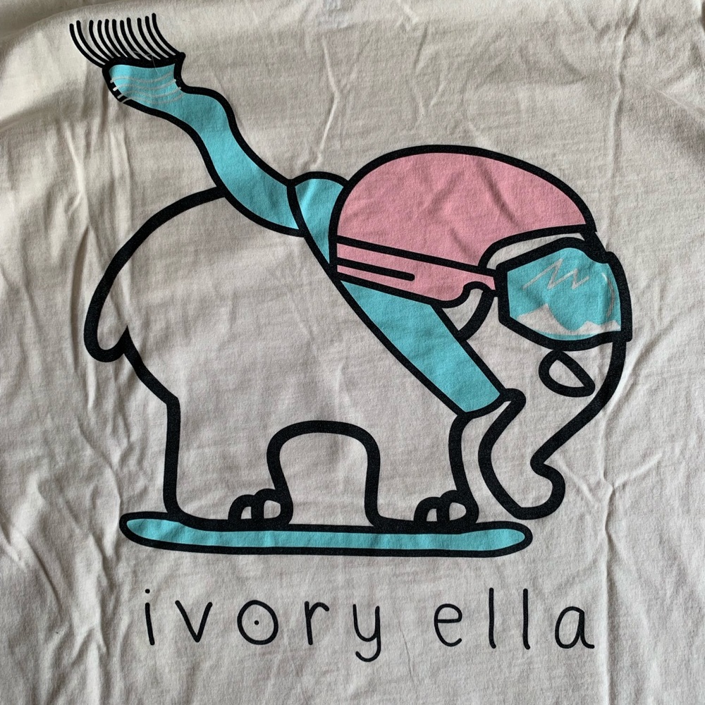 Ivory Ella long sleeve ski tee